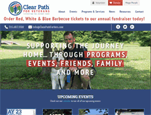 Tablet Screenshot of clearpath4vets.com